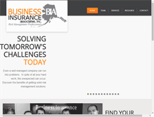 Tablet Screenshot of businessinsuranceassociates.com